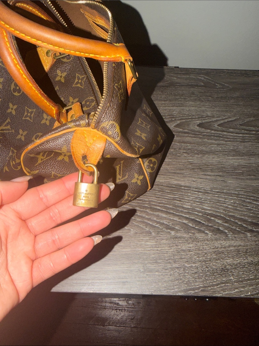 Louis Vuitton Monogram Mini Top-Handle Bag in Brown and Tan - Picture 4 of 5